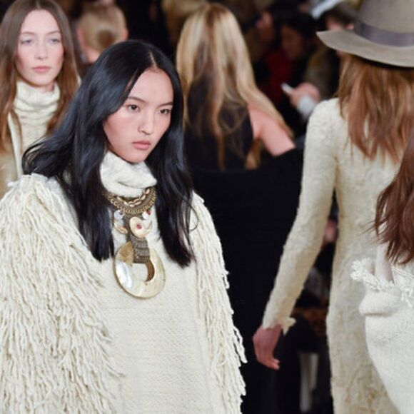 Ralph Lauren Ivory Hand Knit Wool Cashmere Shag Fringe Cardigan Vest - Picture 6 of 16